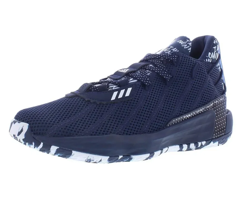 ADIDAS DAME 7 NAVY/SILVERMET BASKETBALL SHOES 9
